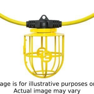 Ericson 14350-C - String Light, 3-Wire E-Lite with 50ft Cable and Plastic Rain Guard