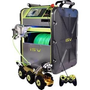 Insight Vision 208001 - IRIS Portable Mainline Sewer Camera Crawler System, Inspect 6 to 12 inch