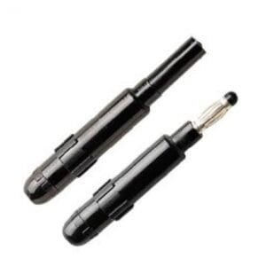 Pomona 122505A/BULK - Do-It-Yourself Retractable Sheath Banana Plug, Black (Bulk)