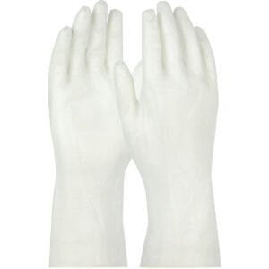 QRP 25GS - PolyTuff Polyurethane ISO 5 (Class 100) Static Dissipative Gloves, 4 Mil, Small, White