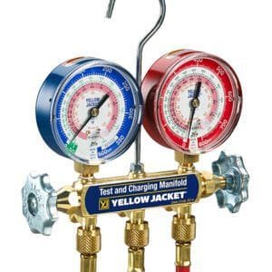Yellow Jacket 42035 - Series 41 Manifold with 3-1/8-inch Gauges
