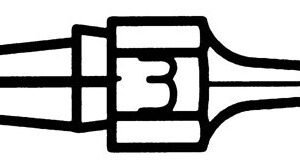 Weller DX113 - Desoldering Nozzle, 2.5mm OD x 1.2mm ID x 25mm L (T0051314399)