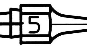 Weller DX115 - Desoldering Nozzle, 1.9mm OD x 0.7mm ID x 29mm L (T0051314599)