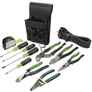 Greenlee 0159-13 12 Piece Electricians Tool Kit