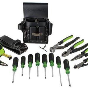 Greenlee 0159-24 16-piece Electrician’s Tool Kit - Metric