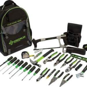 Greenlee 0159-28BKPK 28 Piece Tool Backpack Kit