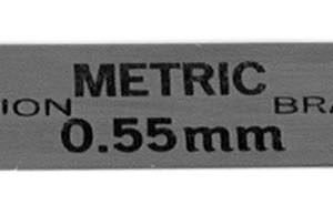 Precision Brand 09395 - 0.95MM Metric Steel Feeler Gage 12.7MM X 127MM Blades (PACK OF 10)