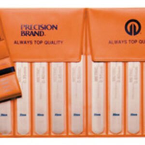 Precision Brand 09740 - 20 Piece Metric Steel Feeler Gage Poc-kit Asst 12.7MM X 127MM Blades