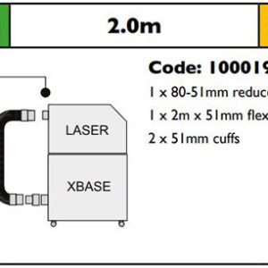 Purex 100019 - 50mm - 80mm x 2.0m Connection Kit