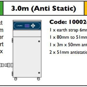 Purex 100026 - 50mm - 80mm x 3.0m Connection Kit (Anti-Static)