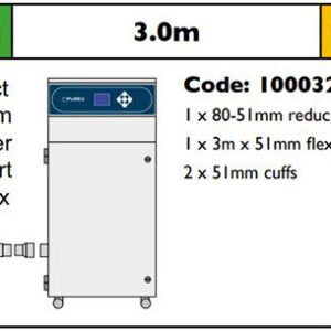 Purex 100032 - 50mm - 80mm x 3.0m Connection Kit