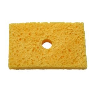 Easy Braid S2235-O-T Solder Sponge Tip Cleaner, Center-Hole, 2.2" X 3.5", 10/Package