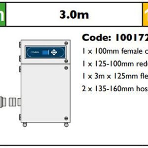 Purex 100172 - 125mm - 100mm x 3.0m Connection Kit