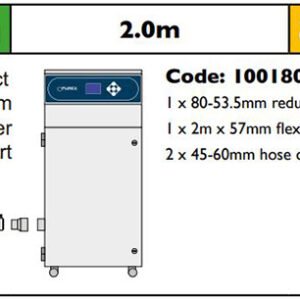 Purex 100180 - 50mm - 80mm x 2.0m Connection Kit