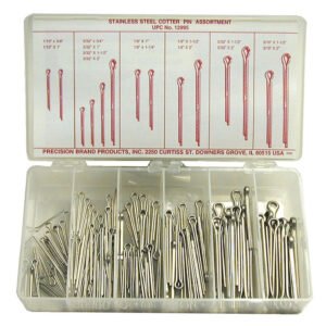 Precision Brand 12995 - 124 Piece Stainless Steel Cotter Pin Asst