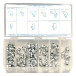 Precision Brand 13975 - 95 Piece Metric Grease Fitting Asst