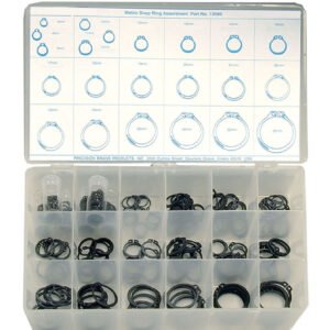 Precision Brand 13980 - 295 Piece Metric Snap Ring Asst