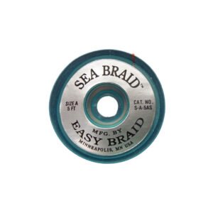 Easy Braid S-A-5AS Solder Wick, Sea Braid, Unfluxed, 0.025" x 5 ft, Size A, Gray Label, 25/Pk