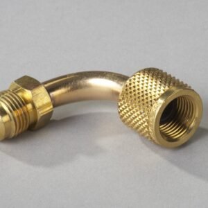 Yellow Jacket 19203 3/8" Female Quick Coupler 90 Degree x 3/8" Male Flare