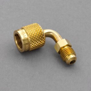 Yellow Jacket 19221 5/16" Quick Coupler 90 Degree x 1/4" Male Flare