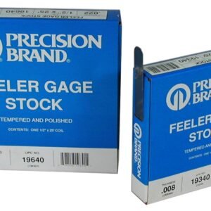 Precision Brand 19H2X - 0.0025″ Steel Feeler Gage 1/2″ X 25′ Coil