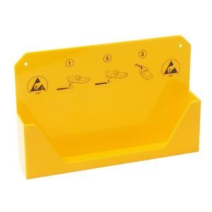 Transforming Technologies 2560.894 - Container, Wall Mounted, for Disposable Heel Grounders, Plastic