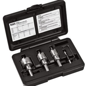 Klein Tools 31872 4-Piece Carbide Hole Cutter Set