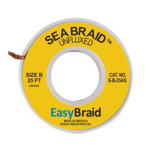 Easy Braid S3219-O-T Solder Tip Cleaner Sponge, Center-Hole, 3.2" X 1.9", 10/Package