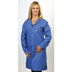 Tech Wear 371ACS-M - ESD-Safe Lab Coat, Royal Blue, Medium