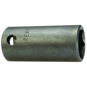 Apex Bits-Torque 3116 - Impact Socket, Standard, 3/8" Drive, 1/2", 6 Point, 1-1/2" OAL