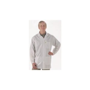 Tech Wear LEQ-13-2XL EconoShield ESD-Safe 3/4 Length Shielding Coat, White, 2X-Large