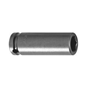 Apex Bits-Torque 1208 - Impact Socket, Long, 1/4" Drive, 1/4", 6 Point, 1-3/4" OAL