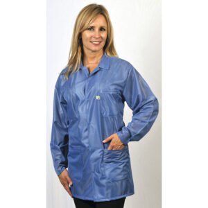 Tech Wear LOJ-23-4XL Traditional Jacket ESD Safe, 3-Pocket, Blue, 4X-Large