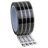 Protektive Pak 46912 - Wescorp Esd Tape, Clear W/ Symbols, 2In x 72 Yds, 3" Core