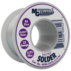 MG Chemicals 4884-227G - 63/37, Rosin Core, 0.025" Diameter, 0.5 Pounds