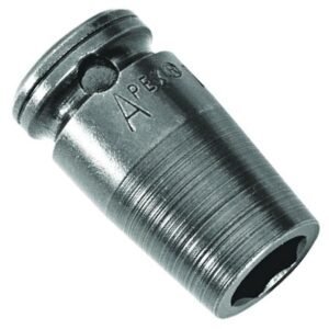 Apex Bits-Torque 1114 - Standard Socket, 7/16" Hex, 1/4" Square Drive, Female, 1" OAL