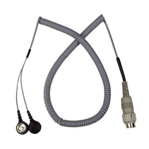 SCS 741DC - Grounding Cord Only, Dual Conductor, w/Dual 10mm Snap, 10 ft Over-All Length