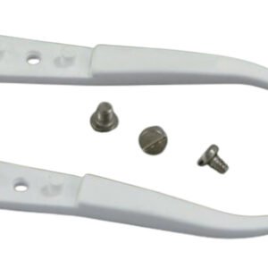 Techni-Pro 758TW0075 - 1.6" Ceramic Tweezer Tips, Style 7, Zirconia Tips for 7MZ.SA, Curved, Fine