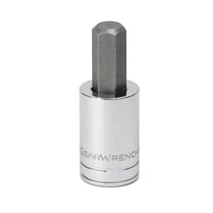 GEARWRENCH 80660 - Hex Bit Socket, 1/2" Drive, 10mm, Metric, Alloy Steel