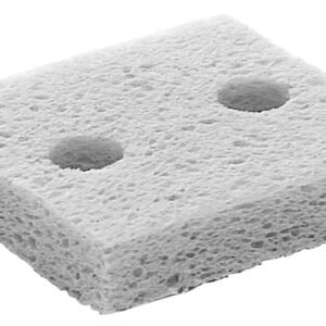 Weller 9904 Replacement Soldering Tip Cleaning Sponge, 2 Holes