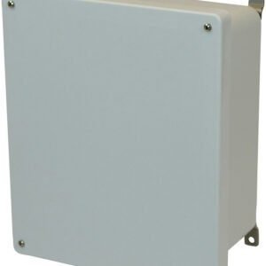 Allied Moulded AM1086 10x8x6 NEMA 4X & 6P Fiberglass Enclosure with Lift-Off Screw Cover