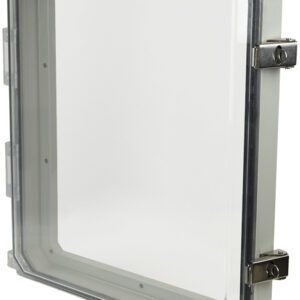 Allied Moulded AMHMI142CCL Metal Snap Latch Hinged Clear Cover 14" x 12" HMI Cover Kit