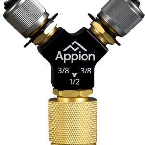 Appion SPDY12 - MegaFlow Speed-Y, (2) 3/8in MFL to 1/2in FL