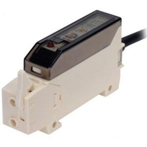 Autonics BF4R-E Fiber Optic Amplifier, External Sync Input, NPN Output, 12-24 VDC (fiber required)