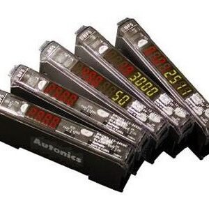 Autonics BF5R-S1-P Fiber Optic Amplifier, Single-display, Auto Tune, PNP Output, Red LED