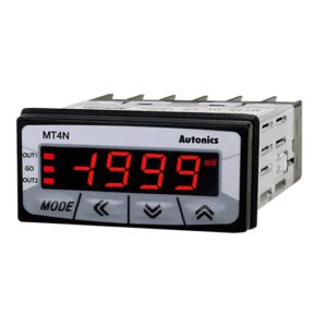 Autonics MT4N-DV-E3 - Compact Digital Panel Meter, DC voltage, Relay (OUT1), 12 - 24 VAC~ ± 10 % 50 / 60 Hz