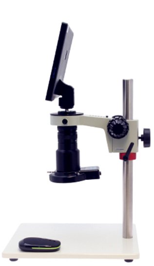Aven_Tools_26700-117_-_Macro_Vue_Eidos_Video_Inspection_System_With_Standard_Stand_Side_View