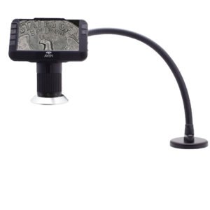 Aven Tools 26700-220-558D - Mighty Scope Clear Vue Digital Microscope (8x-25x) with 18-inch FlexArm Stand (Magnetic Base) and Diffuser