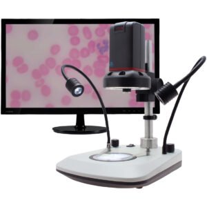 Aven Tools 26700-424-505 - Digital Microscope Cyclops 4K (Post Stand with Gooseneck/Backlight LEDs, Monitor)