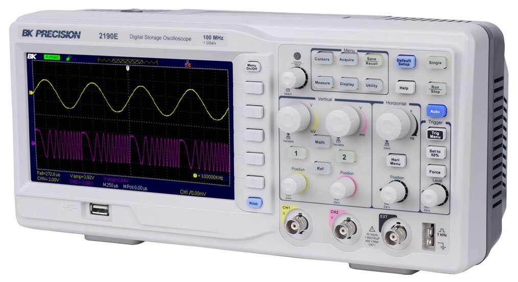 BK_2190E_100_MHz_Digital_Storage_Oscilloscope_Left_Angle_View